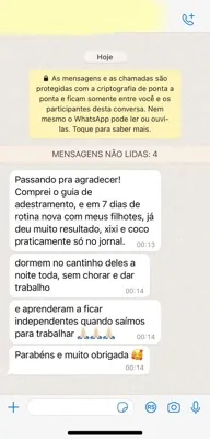 Depoimento: resultado em 7 dias